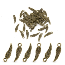 Zawieszka Stop Metalowy 17x5x1mm Otwór 2mm Kolor: Bronze 50szt (13WB19738)