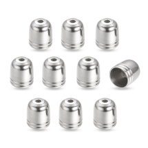 Кінцевик для Шнура Нержавіюча Сталь, 7х6мм, Отвір 0.5мм (13WB19752)