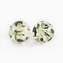 Koraliki z Żywicy Imitacja Bursztynu 12mm Kolor: Czarny 20szt (13WB20155)