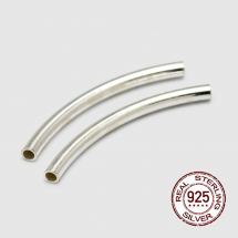 Srebro 925 Koraliki Rurki, 31x2mm, otwór 1.2mm, 1szt (13WB22894)
