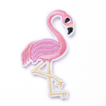 Naszywka Naprasowanka Termiczna Flamingo 68x40x1.5mm Kolor: Różowy 2szt (13WB23477)