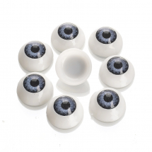 Oczka do Zabawek Plastikowe 20x10mm Kolor: Błękitny 4pary/opakowanie (13WB23582)