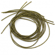 Bajorek do Haftu Truncal 4 Grani Miedź 1.2mm Kolor: Złoty Czarny 323сm/10g (13WB24099)