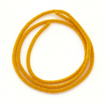 Bajorek do Haftu Figurowana Skręcone Miedź 3mm Kolor: Pomarańczowy 53sm/9g (13WB24102)
