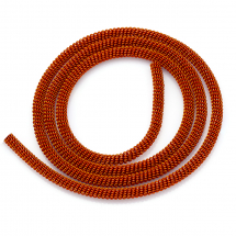 Bajorek do Haftu Figurowana Skręcone Miedź 3mm Kolor: Ciemny-Pomarańczowy 55sm/12g (13WB24129)