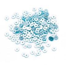 Cekiny Lustrzane Indie 4mm Kolor: Srebrno Niebieskie około 750szt/5g (13WB24150)