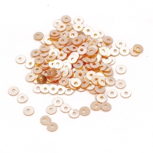 Cekiny Lustrzane Indie 4mm Kolor: Brzoskwiniowy około 750szt/5g (13WB24158)