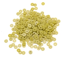 Паєтки, Круглі, Матові, Колір: Оливковий, Розмір: 4 мм, (13WB24170)