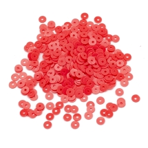 Паєтки, Круглі, Матові, Колір: Рожевий Неоновий, Розмір: 4 мм, (13WB24179)