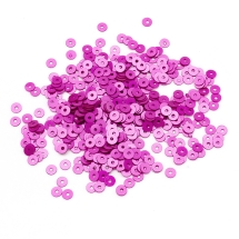 Паєтки, Круглі, Непрозорі, Матові, Колір: Синій, Розмір: 4 мм, (13WB24184)