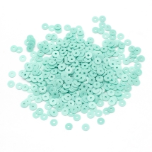Паєтки, Круглі, Матові, Колір: М'ятний, Розмір: 3 мм, (13WB24195)