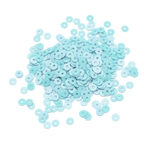 Cekiny Matowe Indie 3mm Kolor: Akwamaryn około 2700szt/10g (13WB24203)