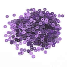 Паєтки, Круглі, Непрозорі, ефект Античний Металік, Колір: Бузковий, Розмір: 4 мм, (13WB24223)