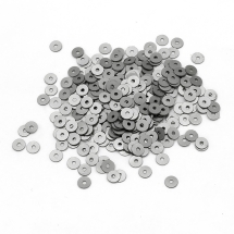 Паєтки, Круглі, Непрозорі, ефект Античний Металік, Колір: Срібло, Розмір: 4 мм, (13WB24238)