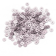 Паєтки, Круглі, Блискучі, Колір: пудровим, Розмір: 4 мм, (13WB24276)