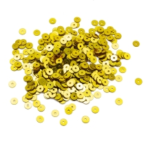 Cekiny Nieprzezroczyste Antyczne Metaliczne Indie 5mm Żółte Złoto około 1150szt/10g (13WB24283)