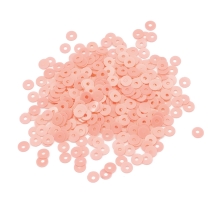 Паєтки, Круглі, Перламутрові, Колір: Персиковий, Розмір: 3 мм, (13WB24298)