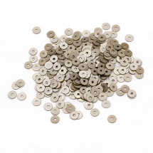 Паєтки, Круглі, Перламутрові, Колір: Бежевий, Розмір: 4 мм, (13WB24323)