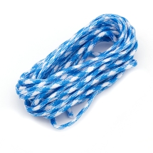 Sznurek Paracord Poliester i Spandex Pasiasty 4mm Kolor: Niebieski 5m (13WB24350)