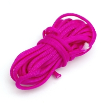 Sznurek Paracord Poliester i Spandex, do Robienia Bransoletek, Jasno-Różowy, 4-5mm, 5m (13WB24354)