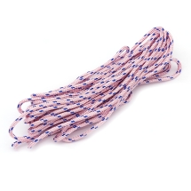 Sznurek Paracord Poliester i Spandex Pasiasty 2mm Kolor: Różowy 5m (13WB24373)