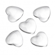 Kaboszony Szklany 35x35x7mm Kolor: Bezbarwny 5szt (13WB24400)