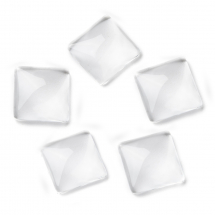 Kaboszony Szklany 30x30x7mm Kolor: Bezbarwny 5szt (13WB24408)