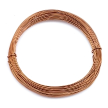 Drut Aluminiowy Okrągły, do Tworzenia Biżuterii, do DIY, Peru, 0.8mm, 10m/szpula (13WB24595)