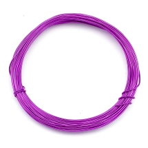 Drut Aluminiowy 0.8mm Kolor: Purpurowy 10m/szpula (13WB24608)