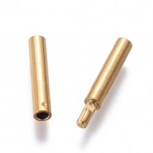 Zapięcie Bagnetowe Stal Nierdzewna 20х2mm Otwór 1mm Kolor: Złoto 1szt (13WB26043)