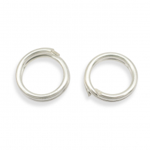 Srebro 925 Kółeczka Ogniwka Podwójne, 5x1mm, Średnica Wewnętrzna 3.5mm, 2szt (13WB26070)