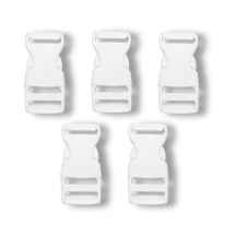 Zapięcie Fastex Plastikowy 65х32х12mm Otwór 4х25mm Kolor: Biały 5szt (13WB26222)