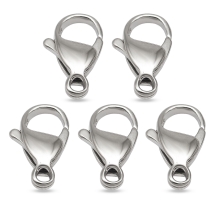 Zapięcie Karabińczyki Medyczna Stal, do Rękodzieła i Biżuterii, 12х7х3.5mm, Otwór 1.5mm, 5szt (13WB26725)