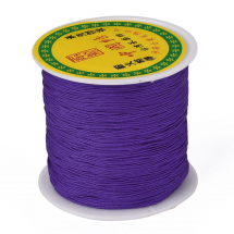 Sznurek Nylonowy Pleciony 0.5mm Kolor: Ciemnofioletowy 135m/szpula (13WB27524)