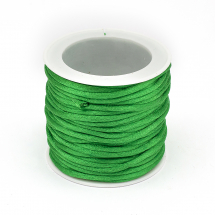 Sznurek Nylonowy Pleciony Okrągły 2mm Kolor: Zielony ok. 10m/sznurek (13WB27529)