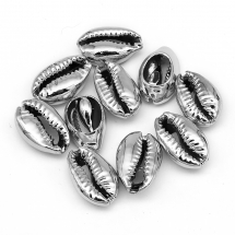 Muszle Morskie Kauri Powłoka UV Bez Otworu Kolor: Biały Dym 13-16x8-11x5-6mm (13WB27775)