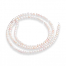 Koraliki Naturalne z Różowe Muszli, 2.5-3mm, Otwór 0.5mm, około 150szt / 38cm / nić (13WB27808)