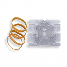 Forma do Świec z Elastycznym Sznurkiem Plastik 92x110x41mm Kolor: Przezroczysty 1 zestaw (13WB27942)