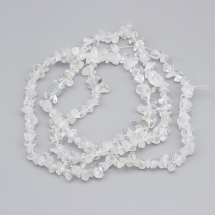 Koraliki Naturalny Kryształ Górski, Sieczka, 5-8mm, 75cm/sznur (13WB28639)