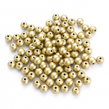 Koraliki Akrylowe, Lakierowane Matowy, Okrągłe, Złoto, 8mm, 85szt/25g (13WB14161)