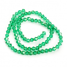 Koraliki Szklane Sztuczny Kryształ Klasa AA Galwanotechnika AB-Kolor Luźne. 4x4mm 89szt/34cm/nić (13WB19049)