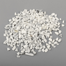 Naturalny Howlit, Okruchy, Szaro-Biały, 2-8x2-4mm, bez Otworu, około 800szt/50g (13WB17935)