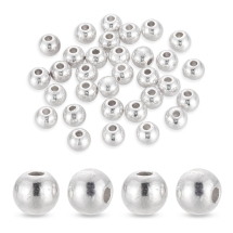 Koraliki Dystansowe, Biżuteria Stop, Rondel, Srebrny, 4x3.5mm, 50 szt (14WB6794)