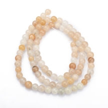 Koraliki Naturalny Różowy Awenturyn, Okrągłe, 4mm, około 95szt/37cm/sznur (13WB26555)