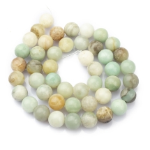 Koraliki Naturalny Amazonit, Okrągłe, Mix, 8~9mm, około 46 szt/38cm/sznur (13WB11701)