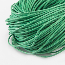 Sznurek Bawełna Woskowana 1.5mm Kolor: Zielony 60-65m/wiązka (5WB4434)