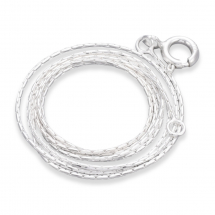 Срібло 925 Намисто Ланцюжок, Застібка Пружинне Кільце, 47.5см, (13WB22229)