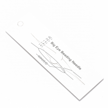 Голка Гнучка з Великим Вушкам Бісерна Тонка Роздвоєна, 113х0.4мм, (13WB24812)