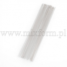 Голки для нанизування бісеру, Нержавіюча Сталь, 80х0.45мм, 25шт/уп., (13WB16198)