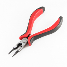 Круглогубці з Кусачками 2в1 Інструмент для Рукоділля та Біжутерії Вуглецева Сталь, Поліровані, Чорні, 130x65x18 мм, (5WB7461)